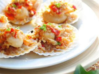 Fans steamed scallop